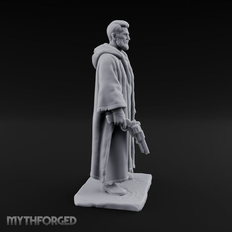 Shotgun Dangling Human Resistance Fighter Miniature for Dungeons and Dragons, Pathfinder or other TTRPGs