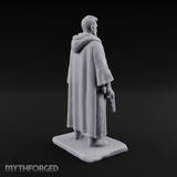 Shotgun Dangling Human Resistance Fighter Miniature for Dungeons and Dragons, Pathfinder or other TTRPGs