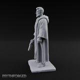 Shotgun Dangling Human Resistance Fighter Miniature for Dungeons and Dragons, Pathfinder or other TTRPGs