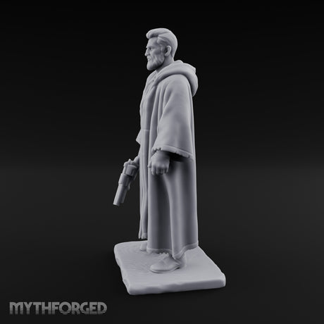 Shotgun Dangling Human Resistance Fighter Miniature for Dungeons and Dragons, Pathfinder or other TTRPGs