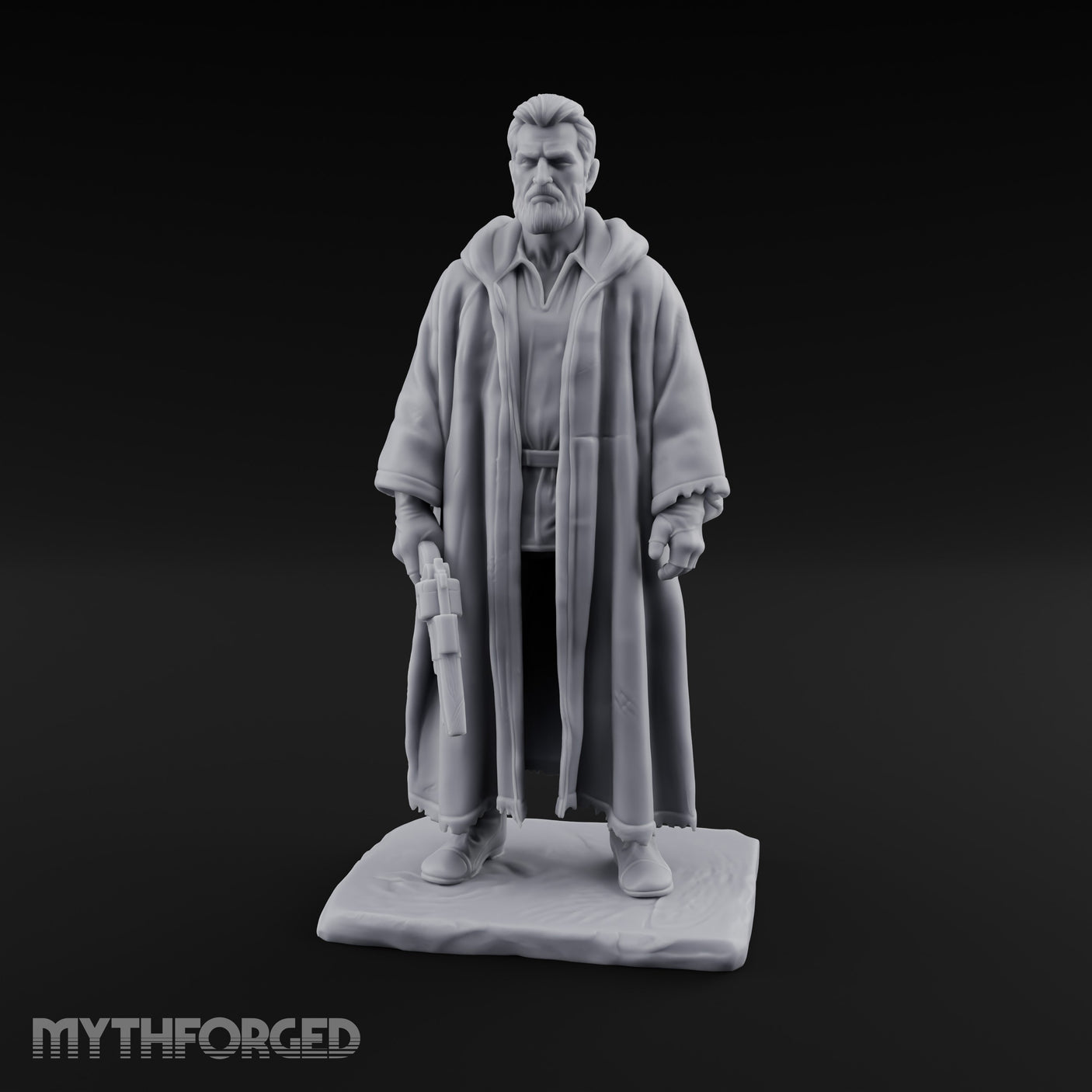 Shotgun Dangling Human Resistance Fighter Miniature for Dungeons and Dragons, Pathfinder or other TTRPGs