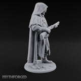 Shotgun Levelling Human Gunslinger Miniature for Dungeons and Dragons, Pathfinder or other TTRPGs