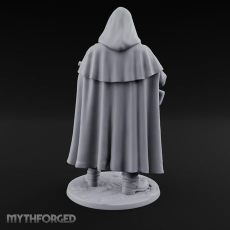Shotgun Levelling Human Gunslinger Miniature for Dungeons and Dragons, Pathfinder or other TTRPGs
