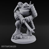 Shotgun Levelling Stomping Heavy Trooper Miniature for Dungeons and Dragons, Pathfinder or other TTRPGs