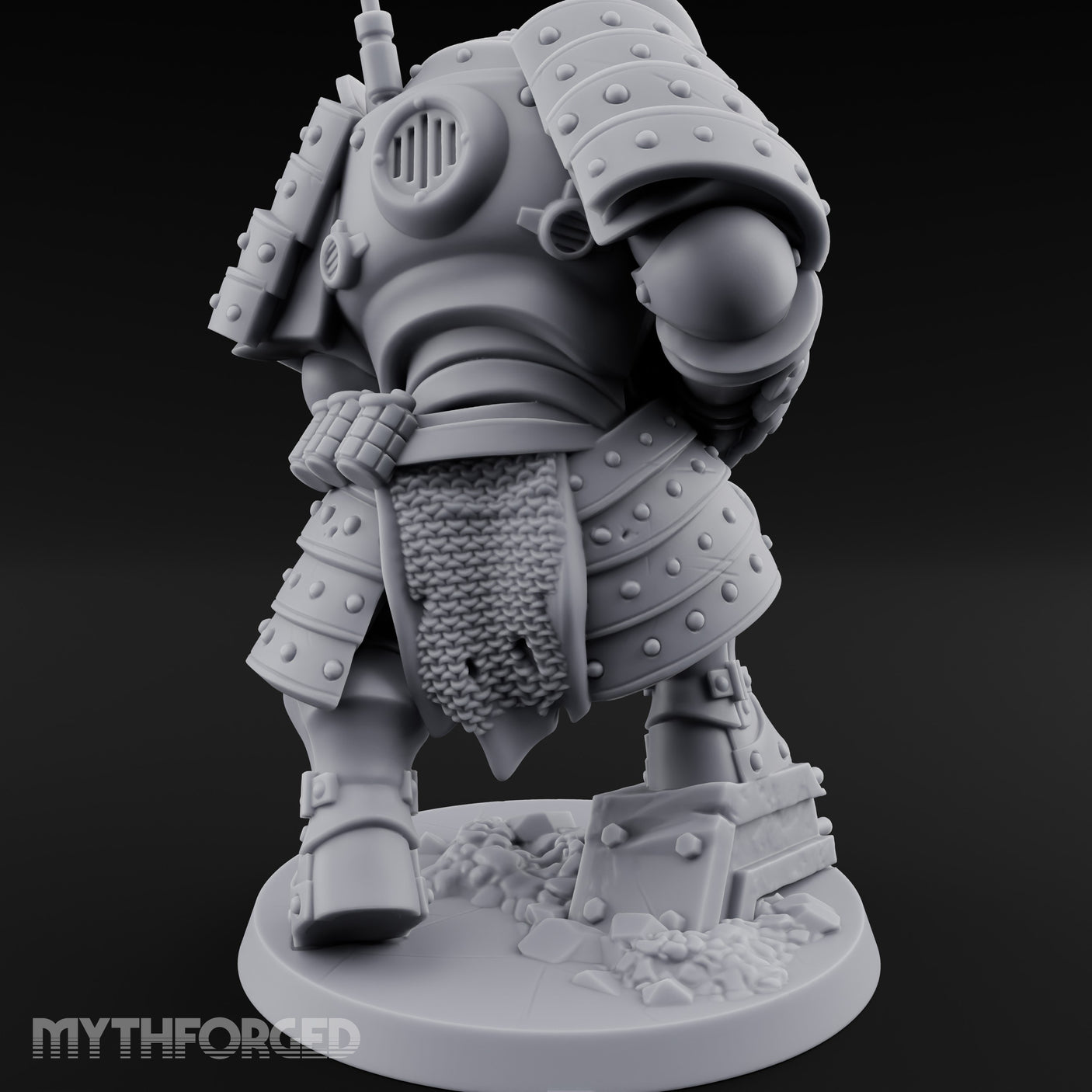 Shotgun Levelling Stomping Heavy Trooper Miniature for Dungeons and Dragons, Pathfinder or other TTRPGs