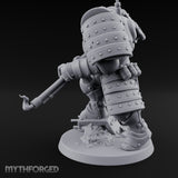Shotgun Levelling Stomping Heavy Trooper Miniature for Dungeons and Dragons, Pathfinder or other TTRPGs