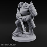 Shotgun Levelling Stomping Heavy Trooper Miniature for Dungeons and Dragons, Pathfinder or other TTRPGs