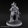Shotgun Shouldered Cross Bearing Human Priest Miniature for Dungeons and Dragons, Pathfinder or other TTRPGs