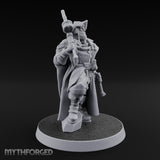 Shotgun Shouldered Cross Bearing Human Priest Miniature for Dungeons and Dragons, Pathfinder or other TTRPGs
