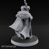 Shotgun Shouldered Cross Bearing Human Priest Miniature for Dungeons and Dragons, Pathfinder or other TTRPGs