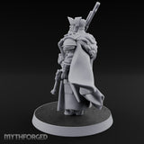 Shotgun Shouldered Cross Bearing Human Priest Miniature for Dungeons and Dragons, Pathfinder or other TTRPGs