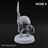 Spore Spearing Mushroom Warrior B Miniature for Dungeons and Dragons, Pathfinder or other TTRPGs