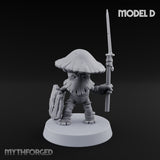 Spore Spearing Mushroom Warrior D Miniature for Dungeons and Dragons, Pathfinder or other TTRPGs