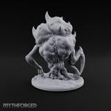 Heavy Lies the Chained Head Sibriex Fiend with Chained Bloated Head and Scythe Claw