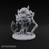 Heavy Lies the Chained Head Sibriex Fiend with Chained Bloated Head and Scythe Claw