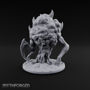 Heavy Lies the Chained Head Sibriex Fiend with Chained Bloated Head and Scythe Claw