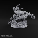 Scrapyard Stomper Warforged Four-Legged Siege Automaton with Cannon, Horn Pipe and Spotter