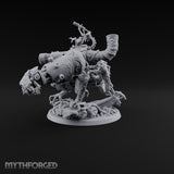 Scrapyard Stomper Warforged Four-Legged Siege Automaton with Cannon, Horn Pipe and Spotter