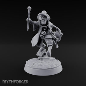 Late to Lecture, Tomes Underfoot Gnome Wizard