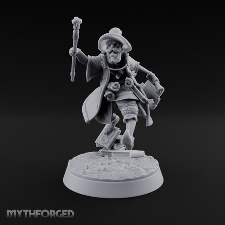 Late to Lecture, Tomes Underfoot Gnome Wizard