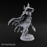 Spellbook Smoking Lich Necromancer Miniature for Dungeons and Dragons, Pathfinder or other TTRPGs