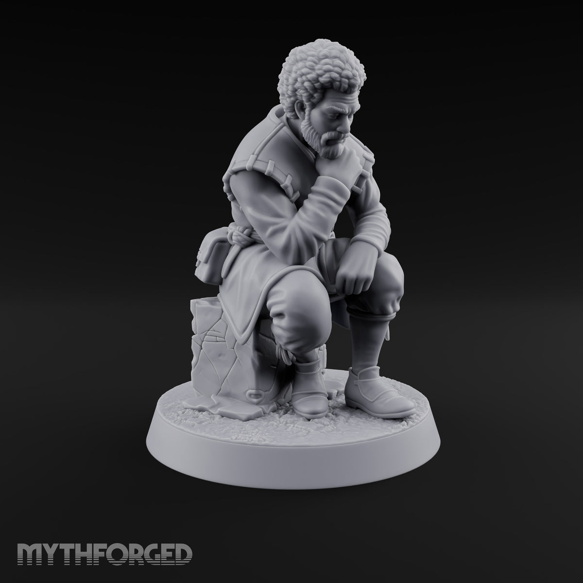 Taking a Breather Human Knight