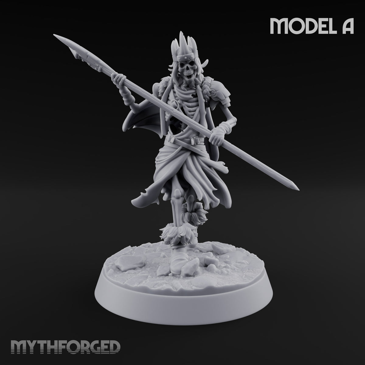 Still Answering the Muster Skeleton Warrior A — Spear