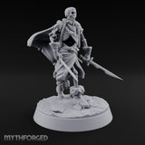 Still Answering the Muster Skeleton Warriors — A · Twin Swords + Spear (Pointing) + Axe · Mounted