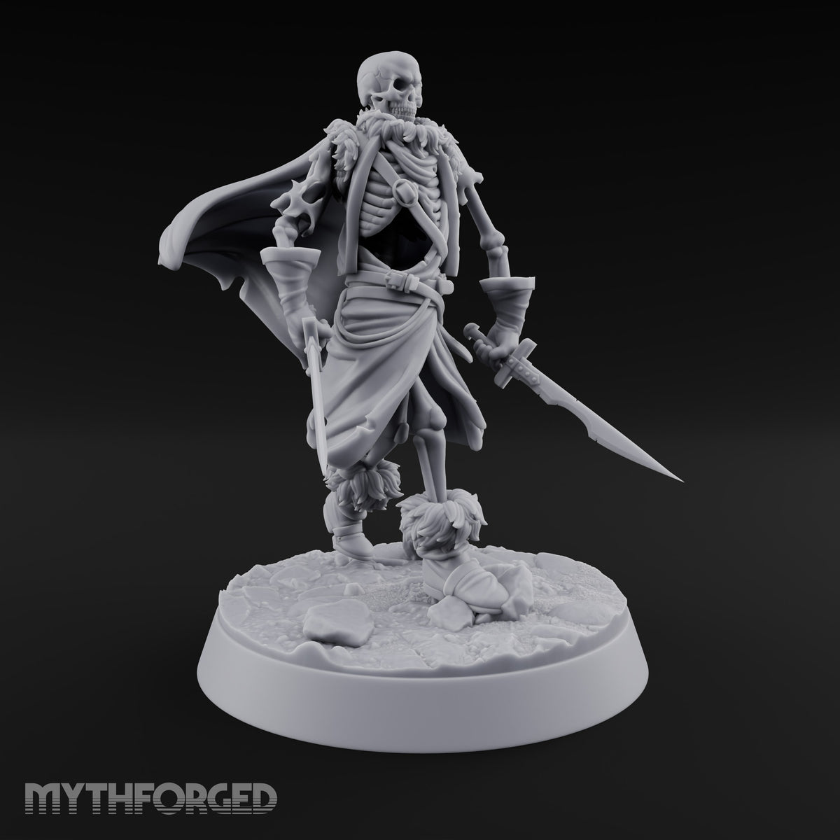 Bones Still Taking Orders Skeleton Warriors — A · Twin Swords + Spear (Pointing) + Axe