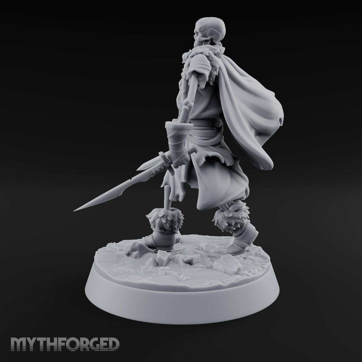 Bones Still Taking Orders Skeleton Warrior A — Twin Swords
