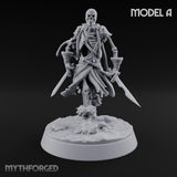 Still Answering the Muster Skeleton Warriors — A · Twin Swords + Spear (Pointing) + Axe · Mounted