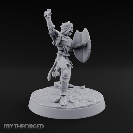 Bones Still Taking Orders Skeleton Warrior B — Scimitar & Shield