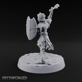 Bones Still Taking Orders Skeleton Warrior B — Scimitar & Shield
