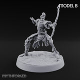 Still Answering the Muster Skeleton Warriors — B · Twin Swords + Spear (Pointing) + Axe · Mounted