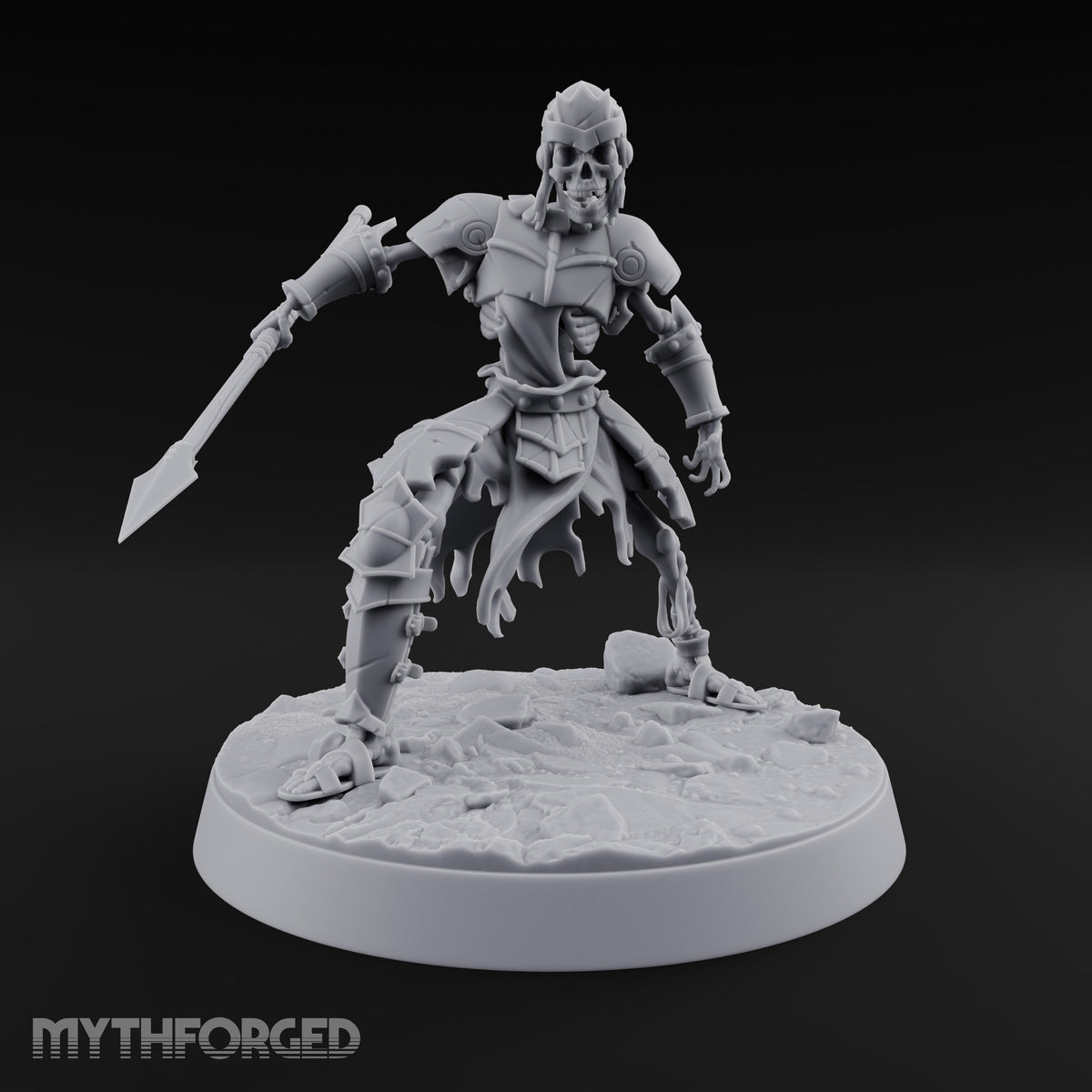 Still Answering the Muster Skeleton Warrior B — Spear (Thrusting)