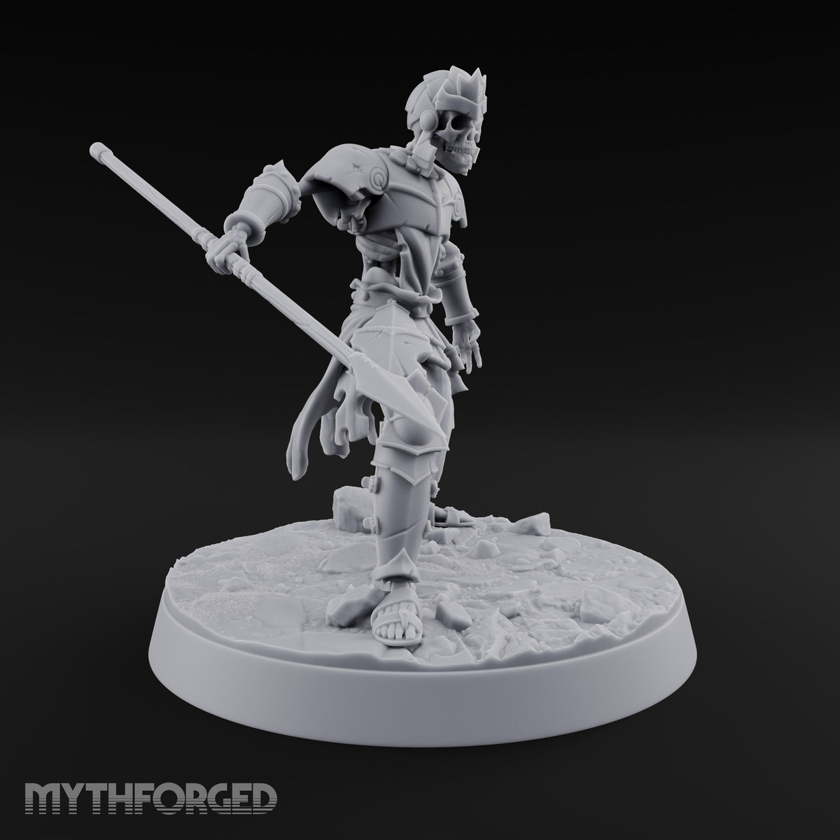 Still Answering the Muster Skeleton Warrior B — Spear (Thrusting)