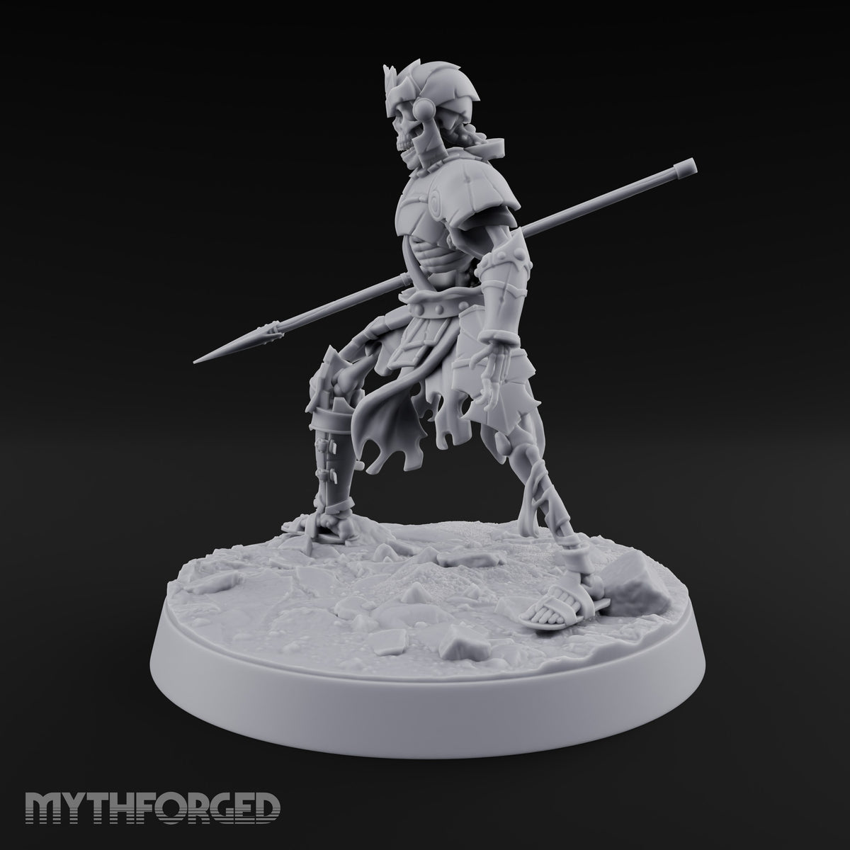 Bones Still Taking Orders Skeleton Warrior B — Spear (Thrusting)