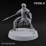 Still Answering the Muster Skeleton Warriors — B · Spear + Spear (Thrusting) + Dagger · Mounted