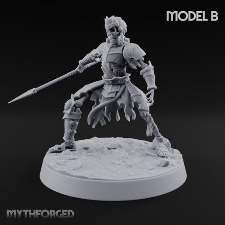 Bones Still Taking Orders Skeleton Warrior B — Spear (Thrusting)