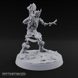 Still Answering the Muster Skeleton Warriors — C · Twin Swords + Spear (Pointing) + Axe · Mounted