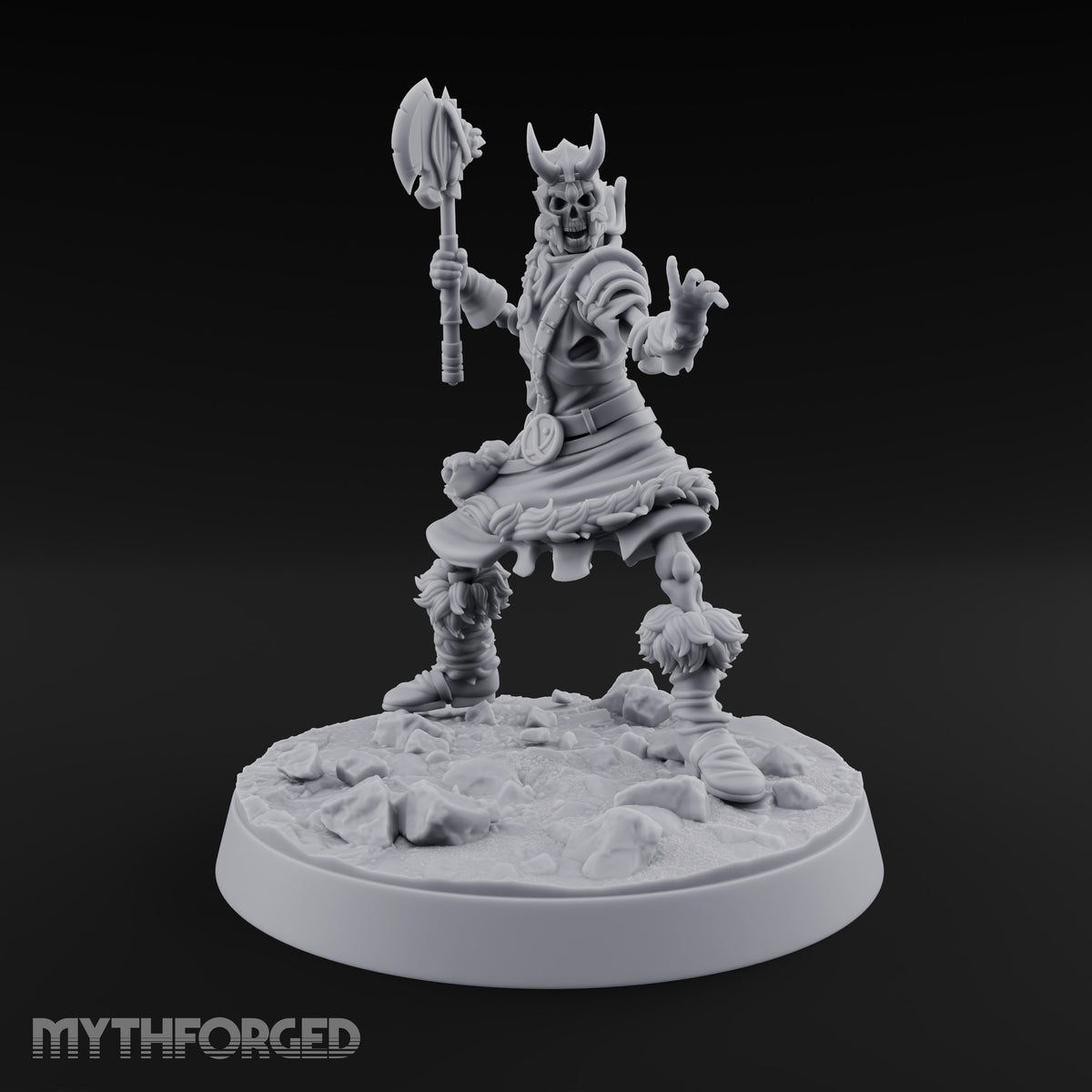 Still Answering the Muster Skeleton Warrior C — Axe