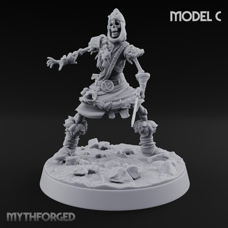 Bones Still Taking Orders Skeleton Warriors — C · Spear + Spear (Thrusting) + Dagger
