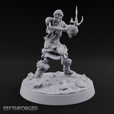 Bones Still Taking Orders Skeleton Warrior C — Flaming Orb