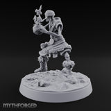 Bones Still Taking Orders Skeleton Warrior C — Flaming Orb