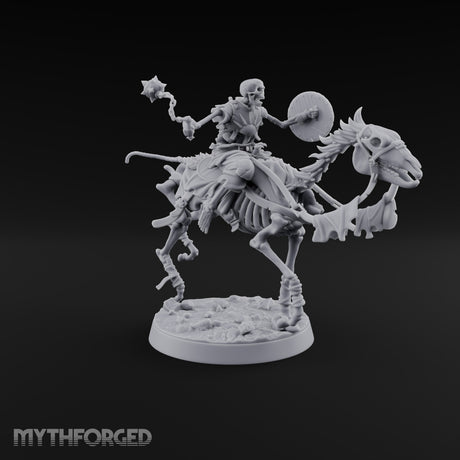 Spiked Ball Swinging, Reins Forgotten Skeleton Rider