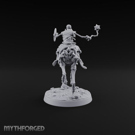 Spiked Ball Swinging, Reins Forgotten Skeleton Rider