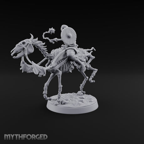 Spiked Ball Swinging, Reins Forgotten Skeleton Rider