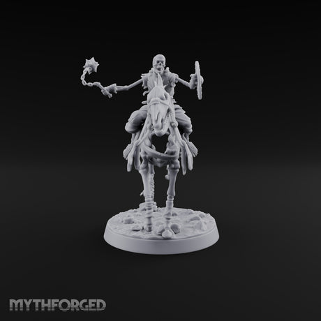 Spiked Ball Swinging, Reins Forgotten Skeleton Rider