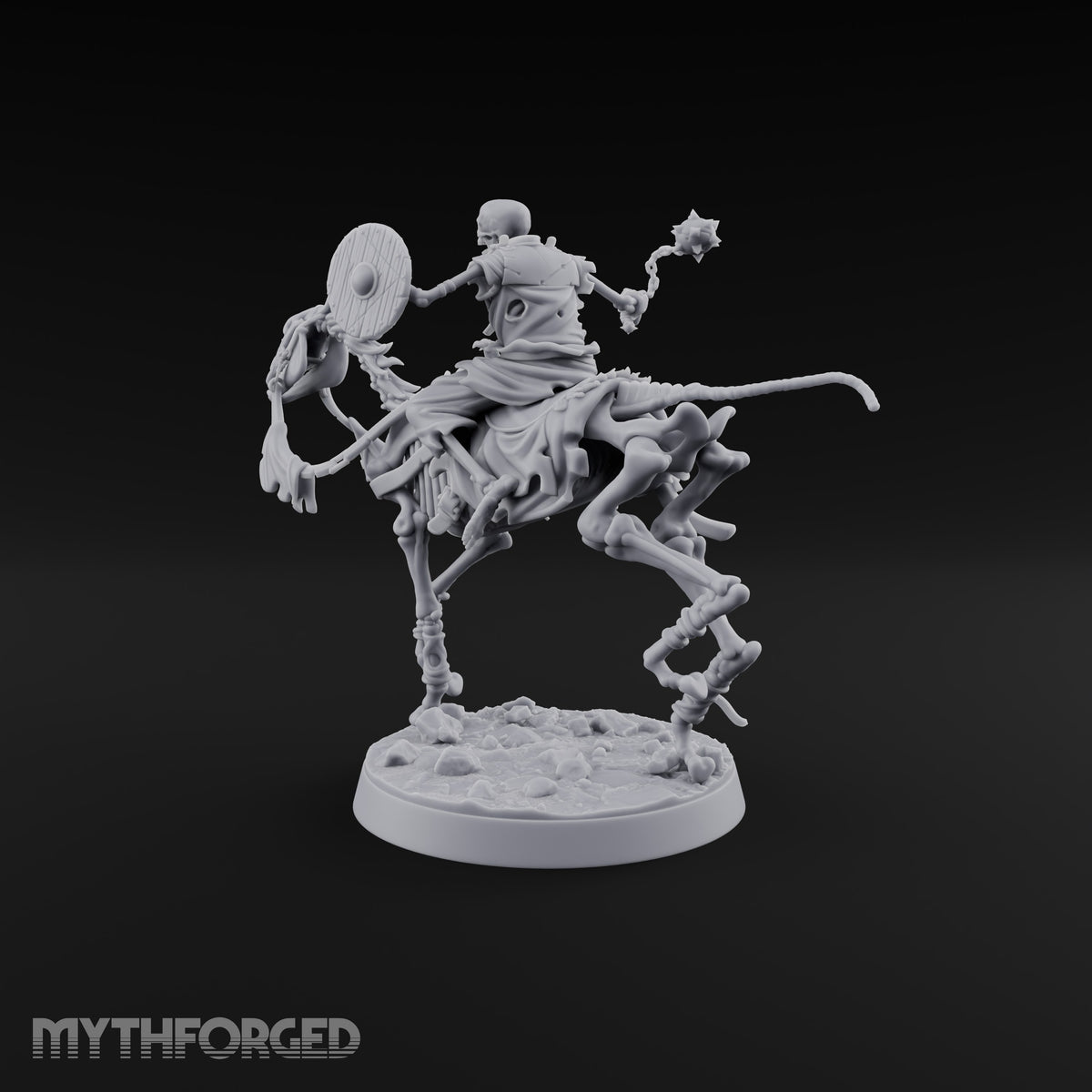 Still Answering the Muster Skeleton Warrior D — Mounted