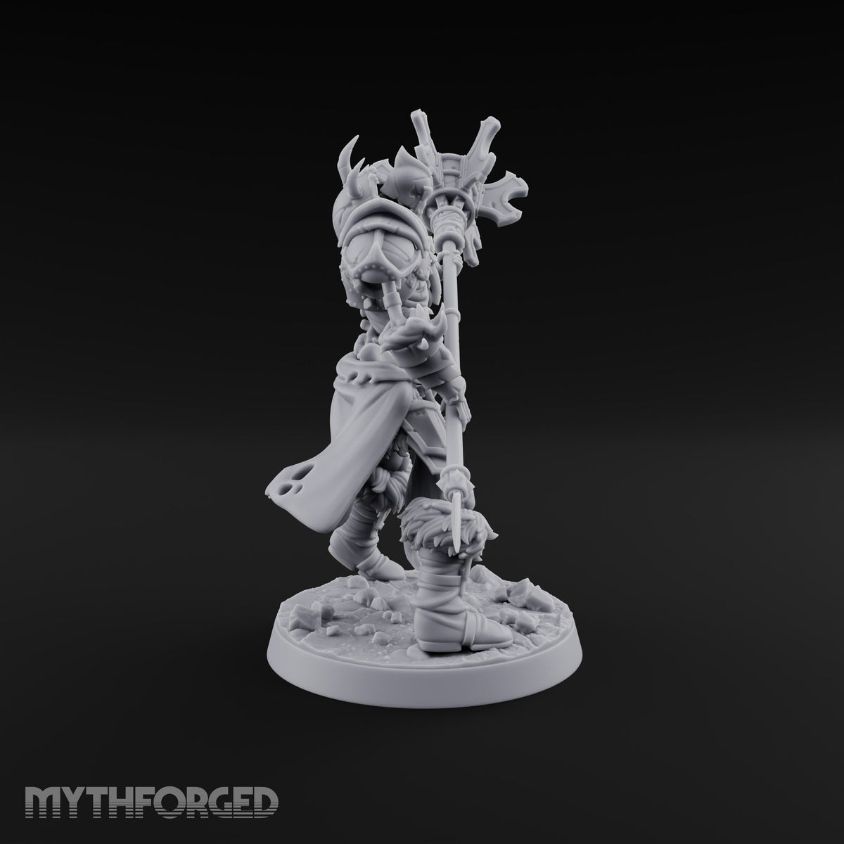 Still Answering the Muster Skeleton Warriors — E · Twin Swords + Spear (Pointing) + Axe · Mounted